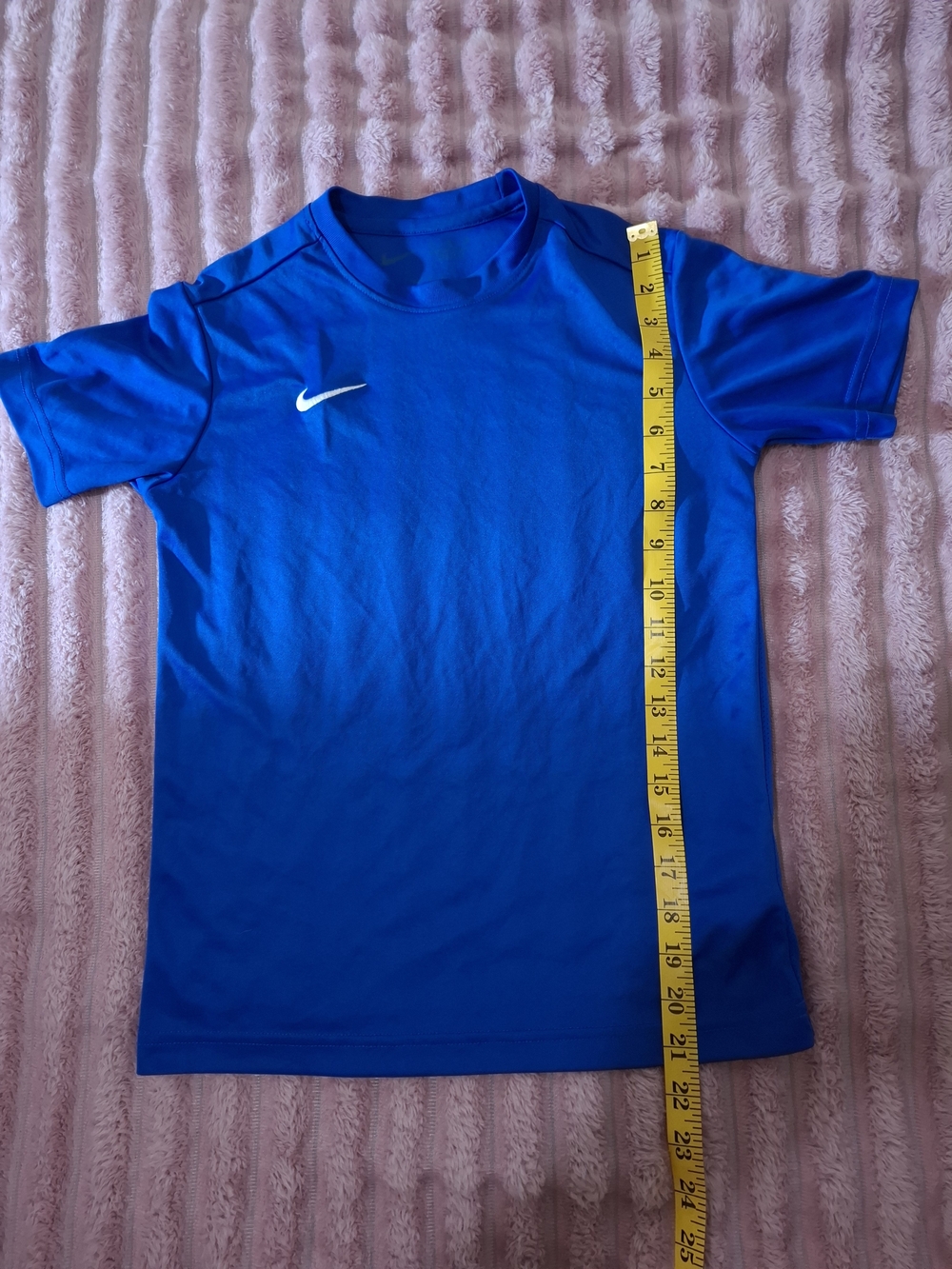 Nike Kids' Blue Dri-FIT Short Sleeve Shirt